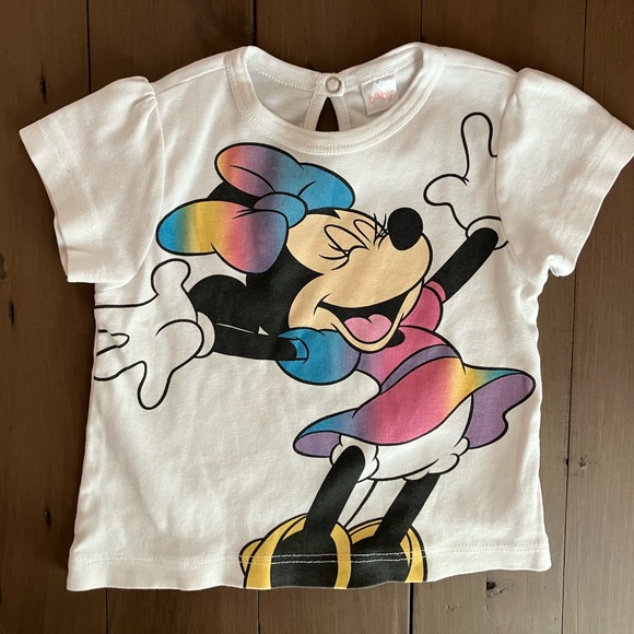 Disney Minnie Mouse Girls Backpack, Lunch Box, Water Bottle & 9 Month Top - Picture 13 of 16